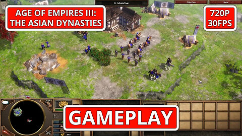 Age of Empires III: The Asian Dynasties: Gameplay - (PC HD) [720p30FPS]