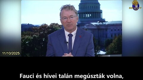 Rand Paul szenátor: A COVID-19 - a KKP hazugságai és a vuhani funkciónyerési kutatások