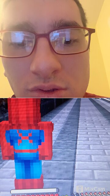 Playing Spider-Man into the crafting verse Minecraft edition