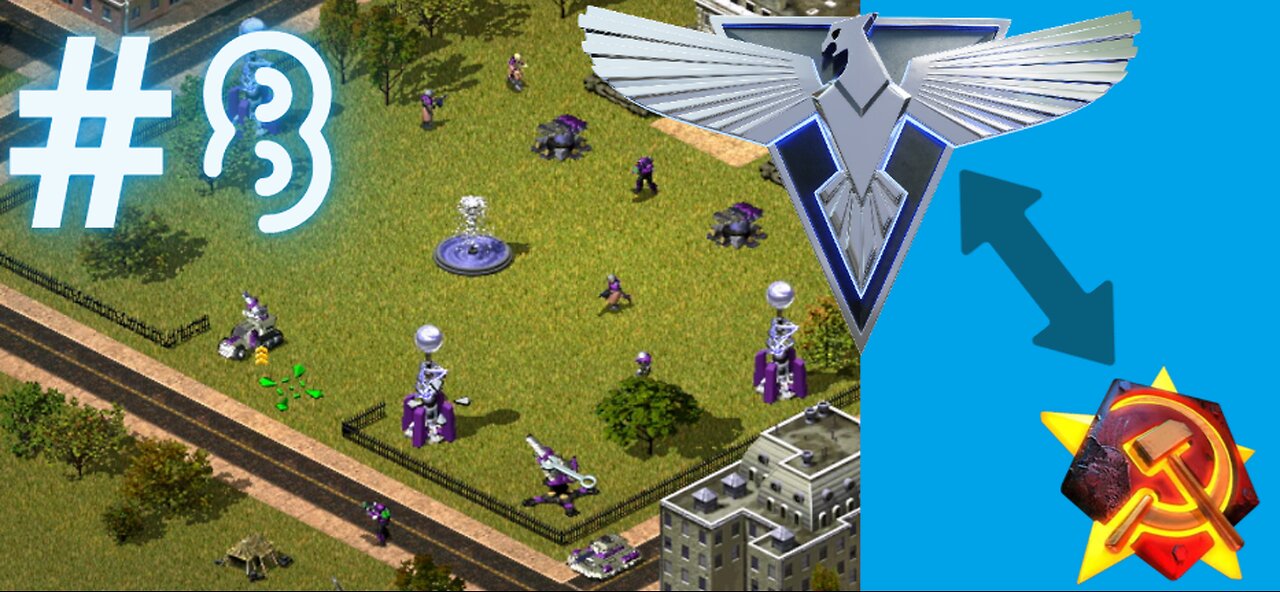 Red Alert 2 - Allied Flipped Mission - Part 8: Desecration - Walkthrough