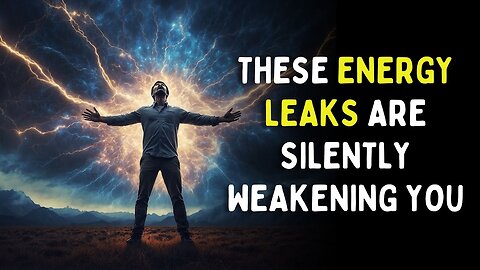 5 Energy Leaks That Are Silently Weakening You And How to Regain It