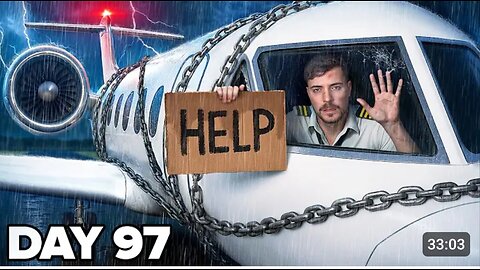 Mr beast want help because he stuck 100 days trapped in a private jets