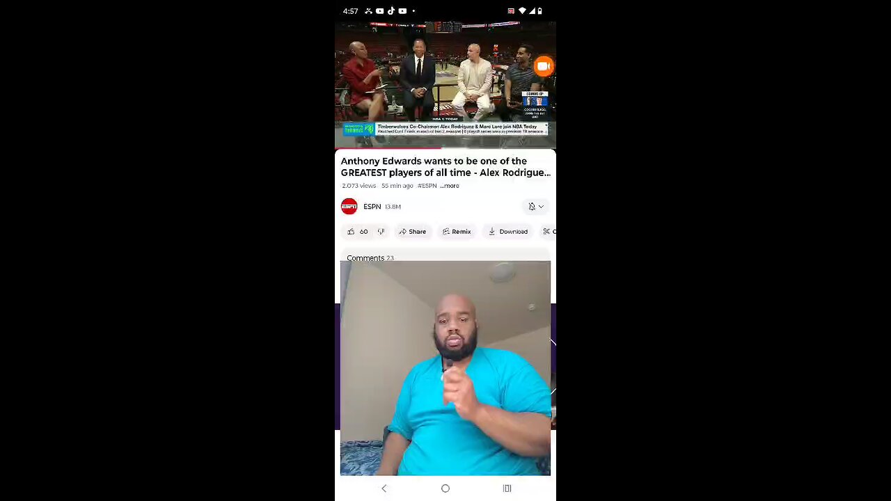 Anthony Edwards wants to be one of the Greatest players of all time - Alex Rodriguez