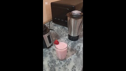 Strawberry milkshake
