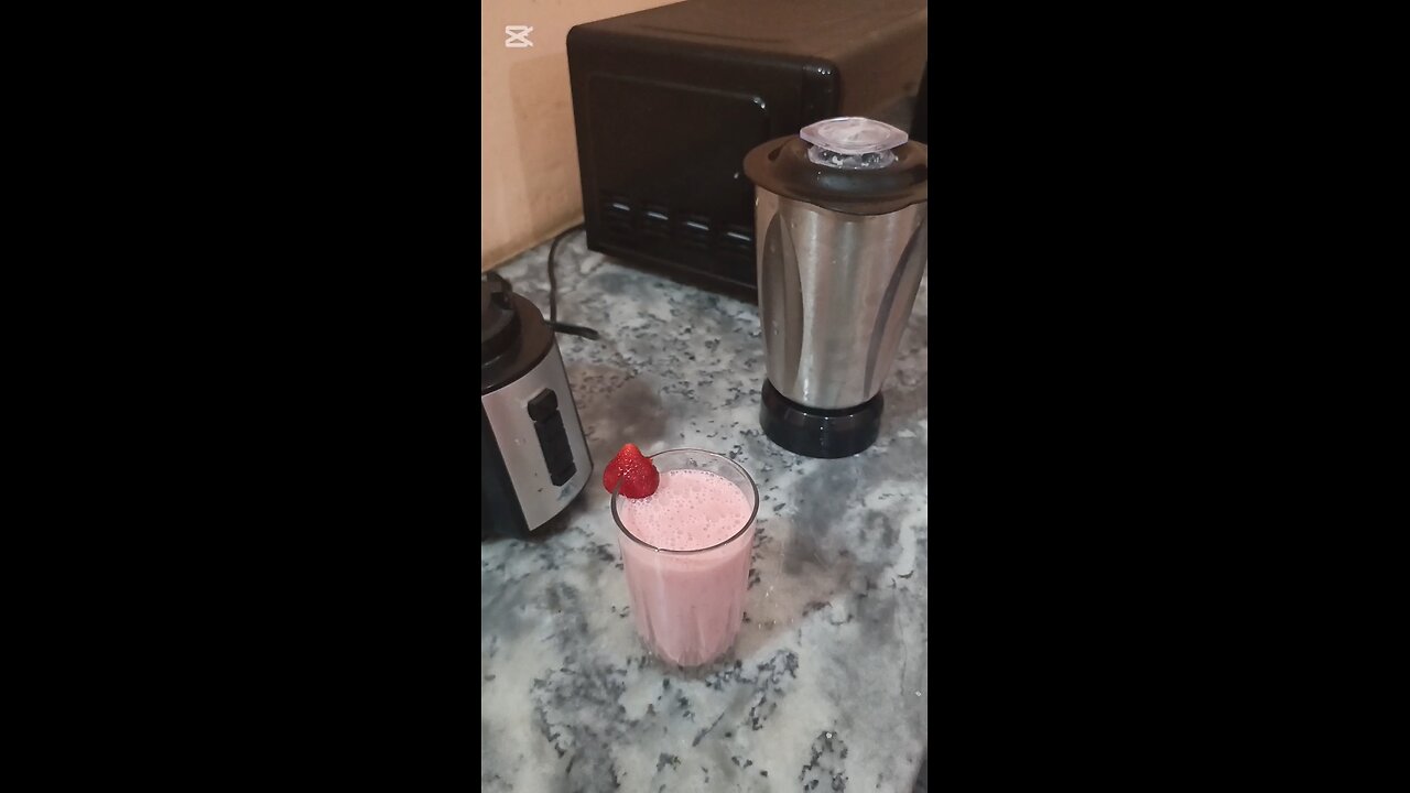 Strawberry milkshake