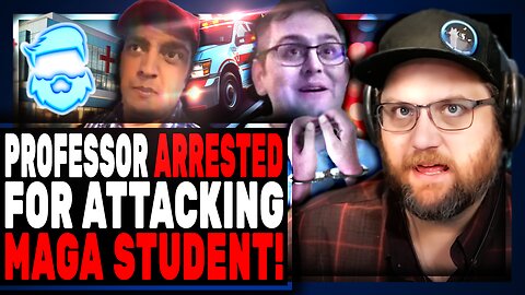 Woke Professor ARRESTED After JUMPING Conservative Student & The University Is Set To HIRE HIM BACK!