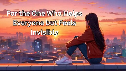 For the One Who Helps Everyone but Feels Invisible