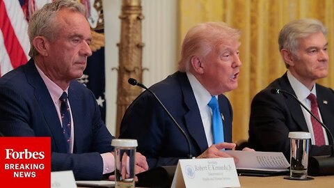President Trump holds a making health technology great even at the White House with RFK JR and DR OZ