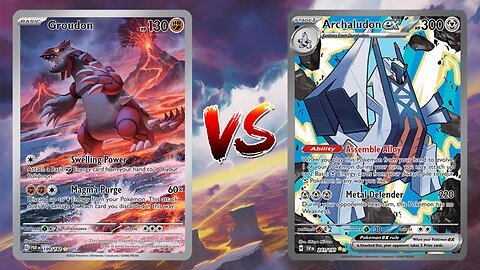 Pokemon TCG Live Groudon Claydol VS Archaludon EX Dialga VSTAR!!