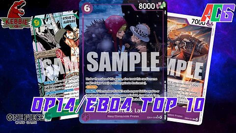Op14 & EB04 | One Piece TCG Top 10 | Standard