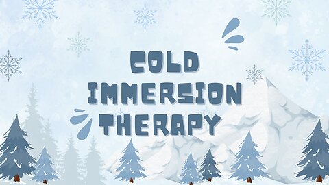 the science of cold immersion therapy