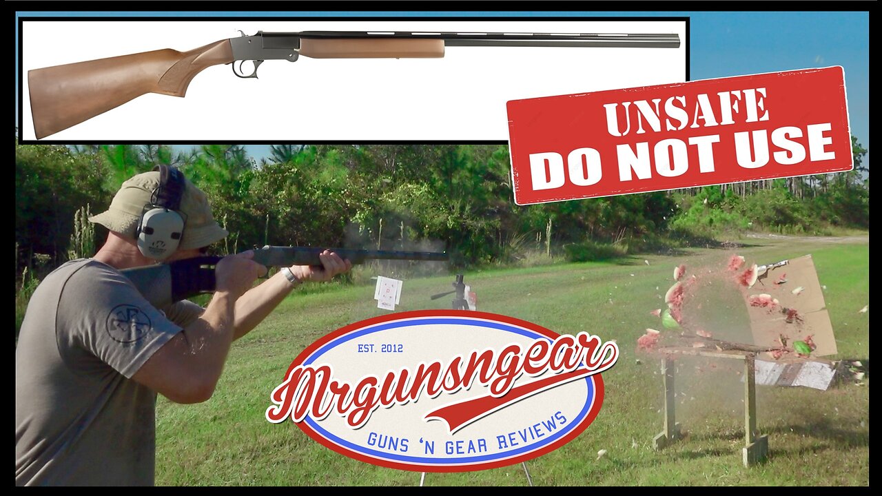 McCoy 12ga Single Shot Shotgun Test 👀