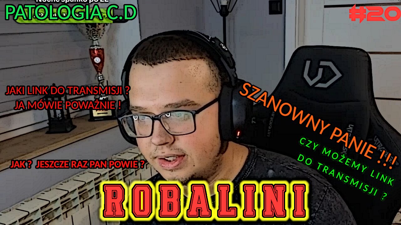 Robalini Live | Telefon na akademiniki i link do transmisji oraz spina z portierami #20