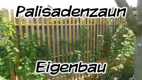 Palisadenzaun - Mach's Dir. Selbst.