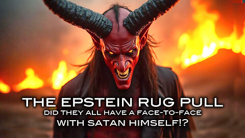 The Epstein Rug Pull - Did They All Have a Face-to-Face With Satan Himself!?