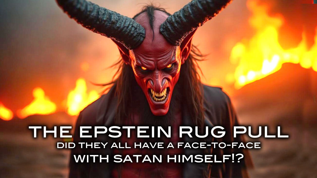 The Epstein Rug Pull - Did They All Have a Face-to-Face With Satan Himself!?