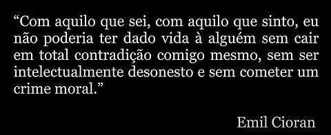 Não devemos um futuro ao passado!