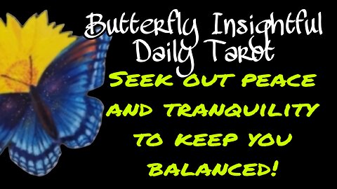 Seek out peace and tranquility to keep you balanced! #tarotreading #angel #believeinkarma #love