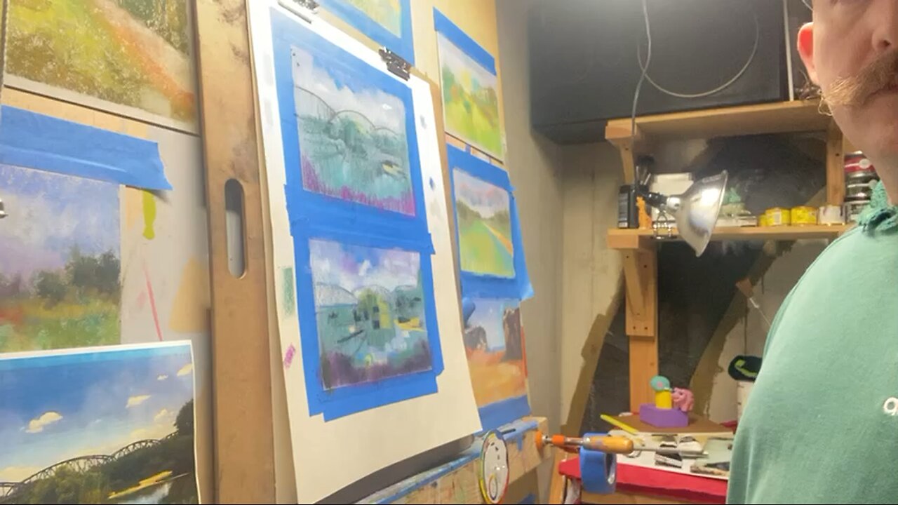 Studio #5 – Short Silent ASMR Drawing Session