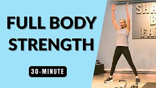 Full Body Strength Workout with Kettlebell Stability Ball and Weights Faith Based