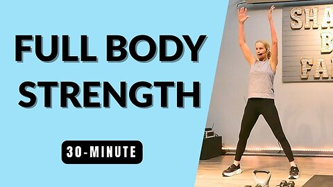 Full Body Strength Workout with Kettlebell Stability Ball and Weights Faith Based
