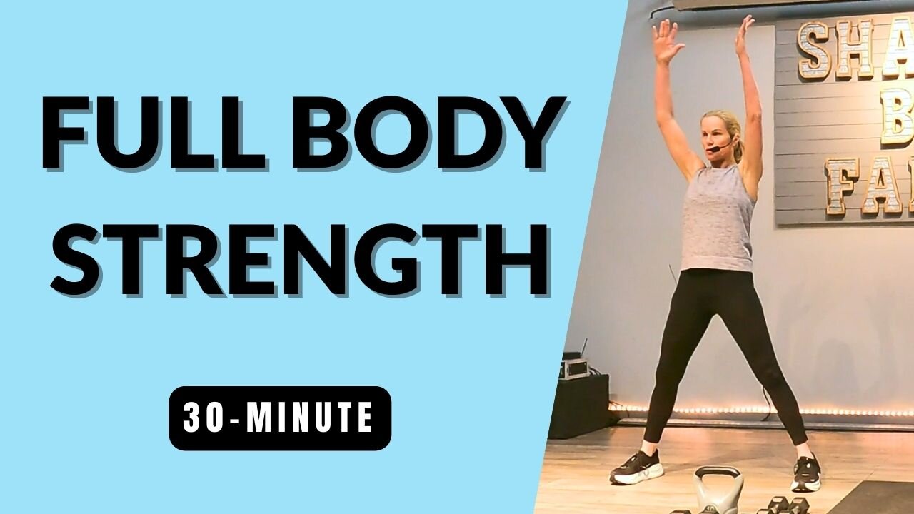 Full Body Strength Workout with Kettlebell Stability Ball and Weights Faith Based