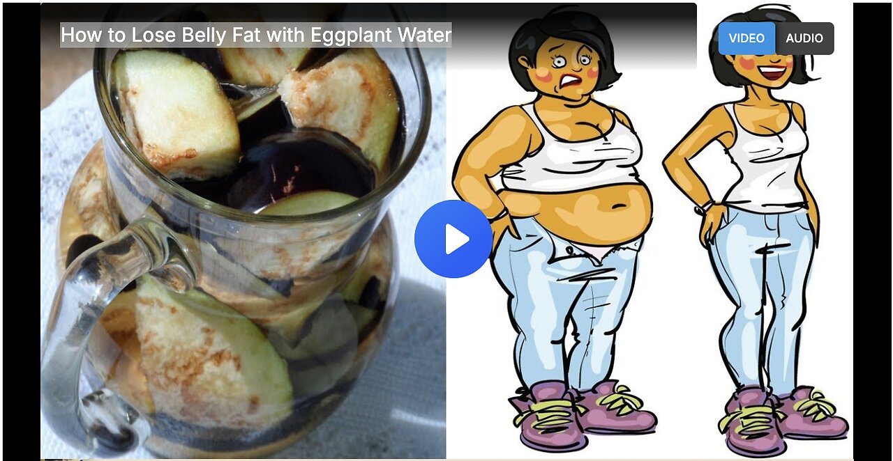 How to Lose Belly Fat with Eggplant Water