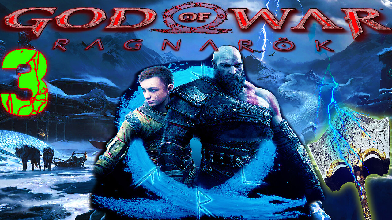 [1440p] 🥶 God of War Ragnarök 🥶 🗲Give Me No Mercy🗲🪓 Kratos & BOY 🪓 #3