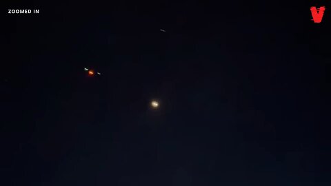 Helicopter Follows Orb in Arizona