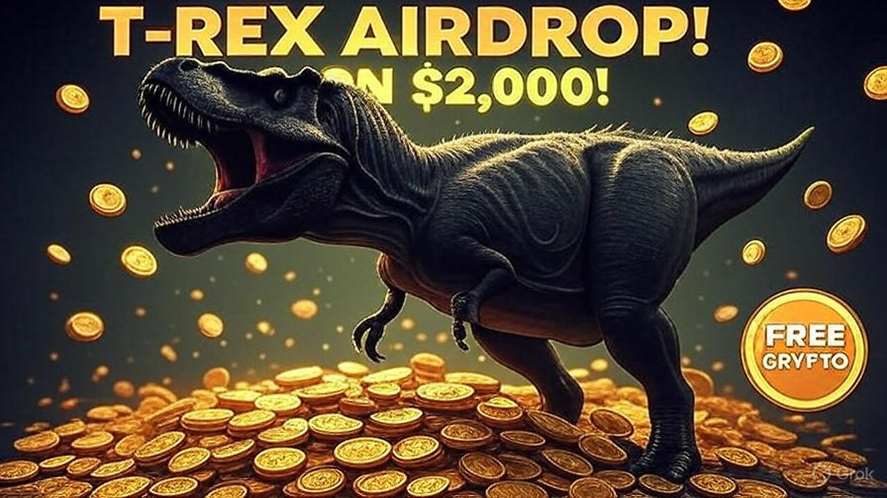 T-REX Airdrop Guide: How to Earn Up to $2,000 in Free Crypto! 🦖💰