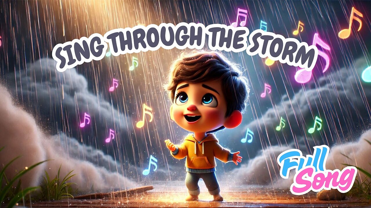 Sing Through the Storm 🌧️🎵 Uplifting Gospel Song for Kids