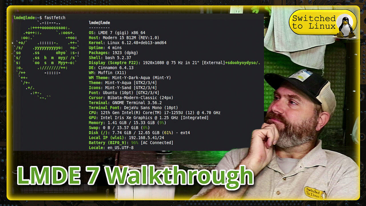 Linux Mint Debian Edition (LMDE) 7 Walkthrough