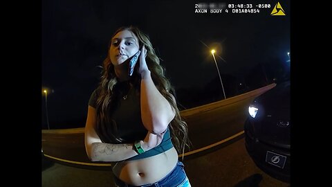 Entitled Friend Pulls Up to Investigation, Meets No Nonsense Cop, and Gets Herself Arrested for DUI