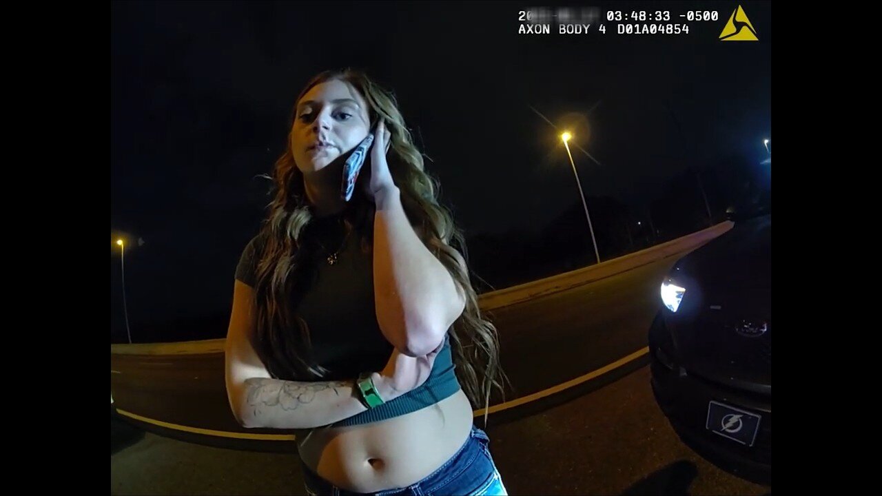Entitled Friend Pulls Up to Investigation, Meets No Nonsense Cop, and Gets Herself Arrested for DUI