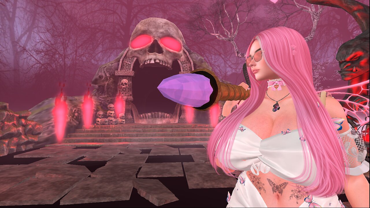 Hunting Butterflies @ Blackrose Ranch, Second Life - Celestial Butterfly Livestream