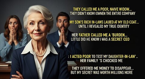 Secret CEO Tests Her Son's Rich In-Laws My Rich In-Laws Tried To Buy My Silence