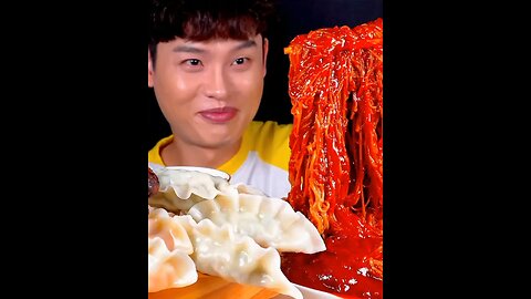 Spicy cold noodles, dumplings