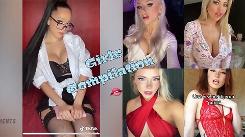 Beautiful Cute Tiktok girls compilation, No Bra Challenge compilation 