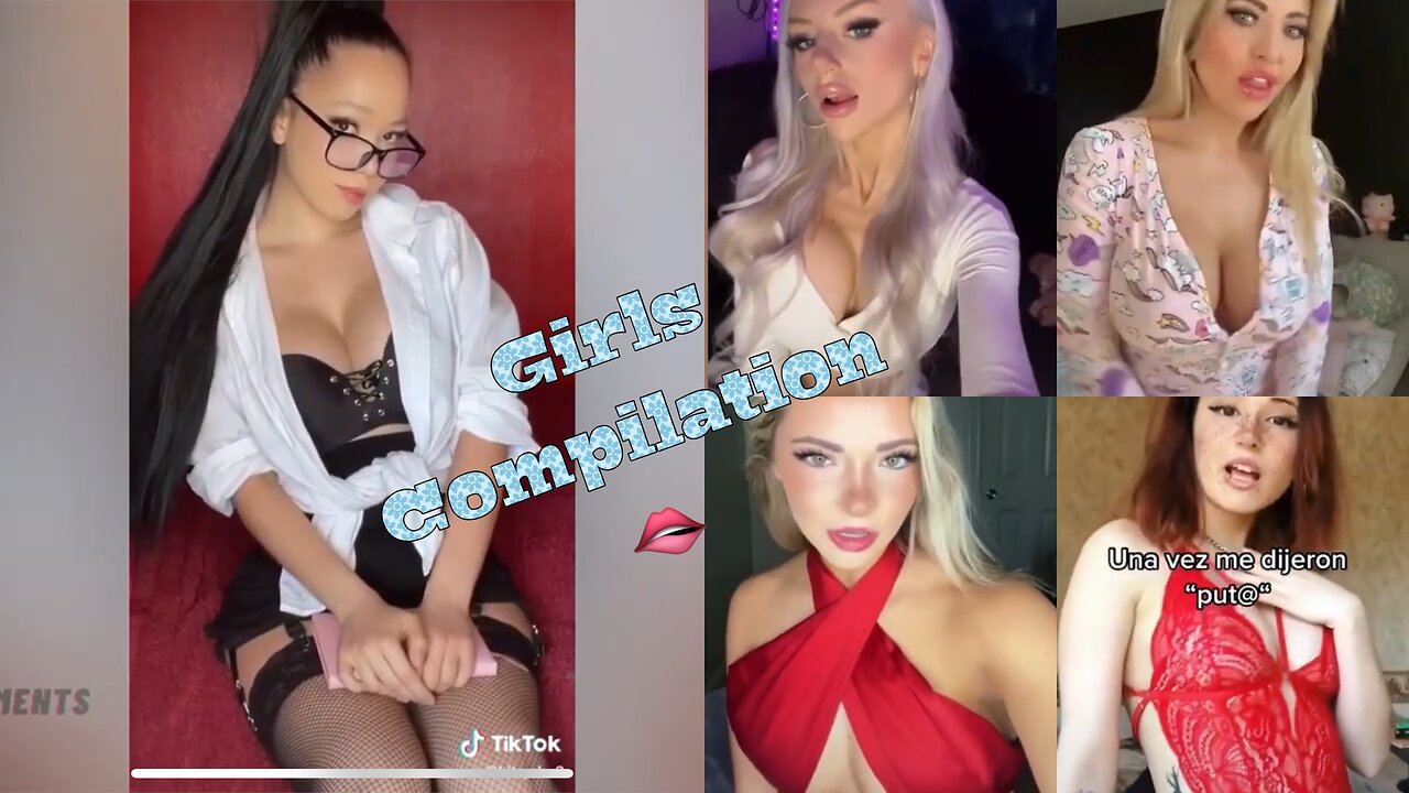Beautiful Cute Tiktok girls compilation, No Bra Challenge compilation
