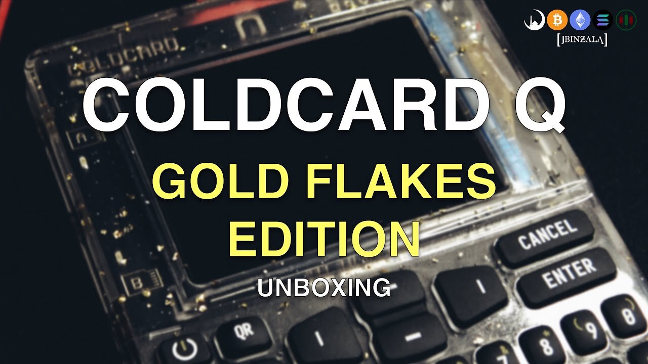UNBOXING THE BEST BITCOIN ONLY HARDWARE WALLET - COLDCARD Q