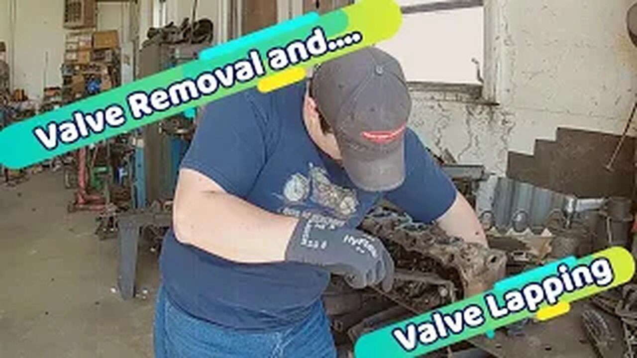 6.9L Ford IDI Valve removal and Lapping