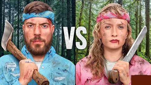 MrBeast: Men vs Women Survival Challenge for $500,000 in the Wilderness