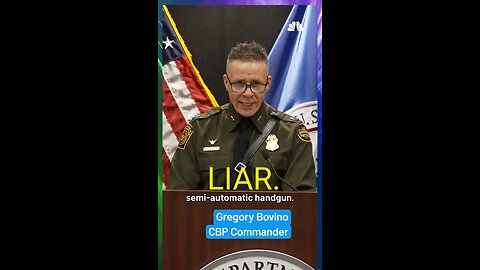 Video proving ICE Chief Bovino lying about recent assassination by ICE agent.