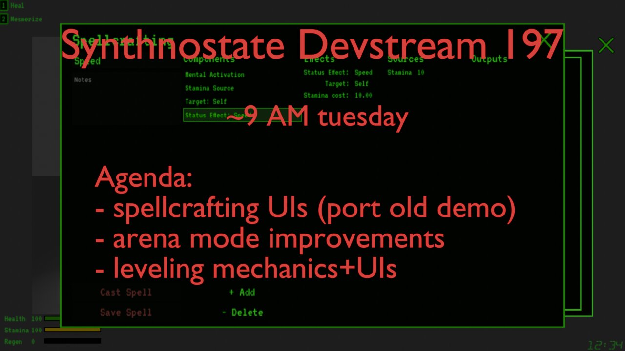 Synthnostate Devstream 197