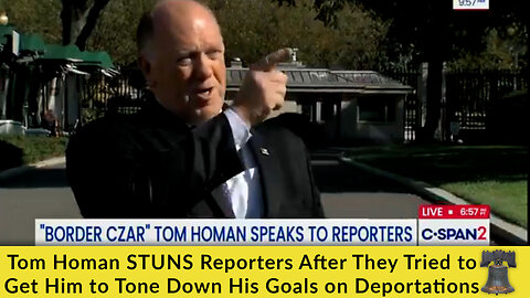 Tom Homan STUNS Reporters After They Tried to Get Him to Tone Down His Goals on Deportations