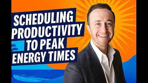 Scheduling Productivity to Peak Energy Times + The Ultimate Life Hack, Cold Plunging