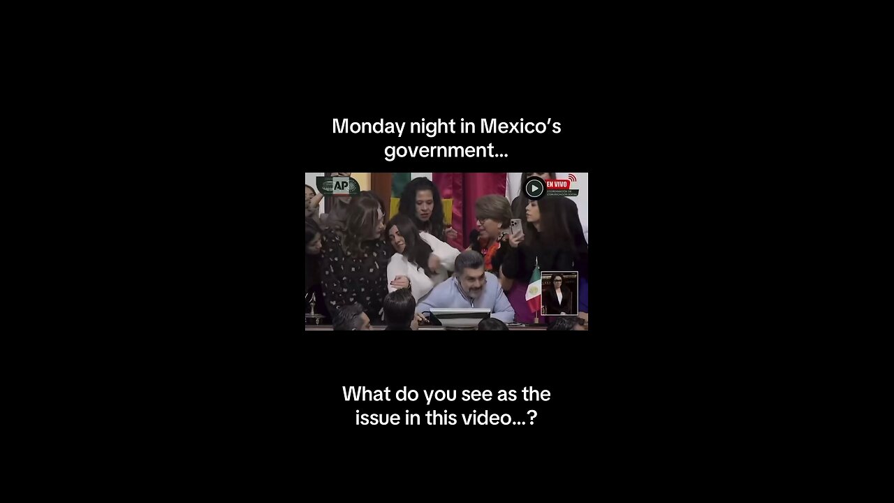 Mexico has a problem within its government…