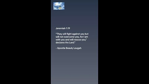 Jeremiah 1:19