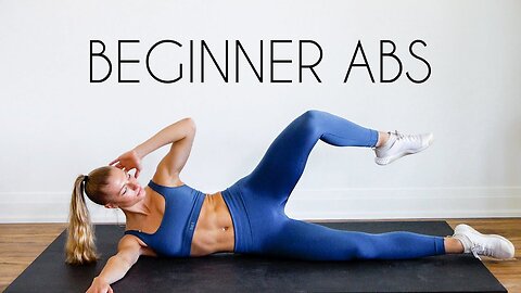 15 Min Beginner Ab Workout 💪 | No Equipment, At-Home Core Routine 🏠🔥