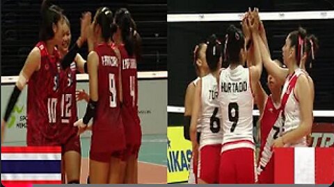 Perú vs Thailand Volleyball Women's U19 World Championship 01-08-2023